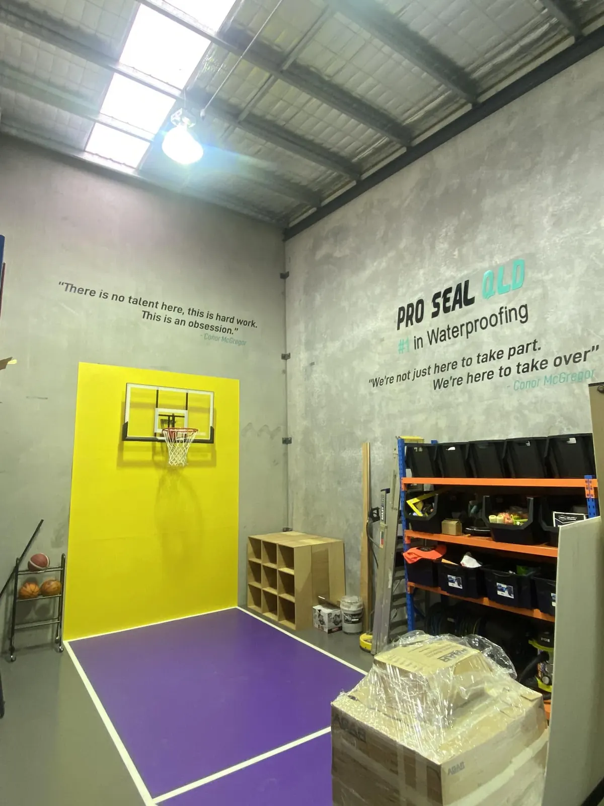 Inside the Pro Seal depot